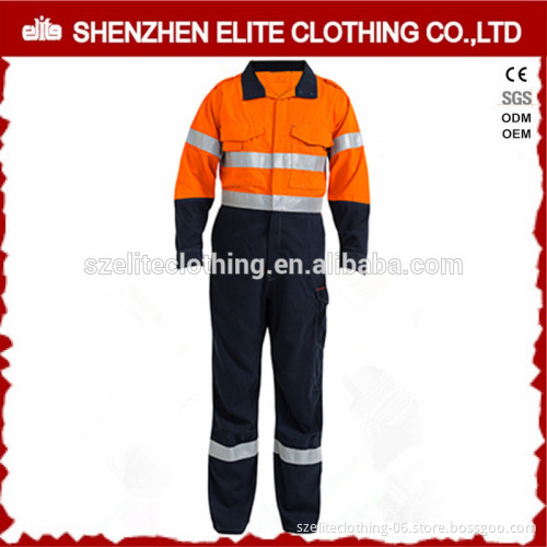 EN471 navy blue orange reflective working dhl fedex uniforms for sale